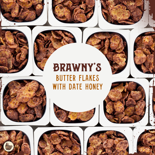 Brawny's Butter Flakes With Date Syrup