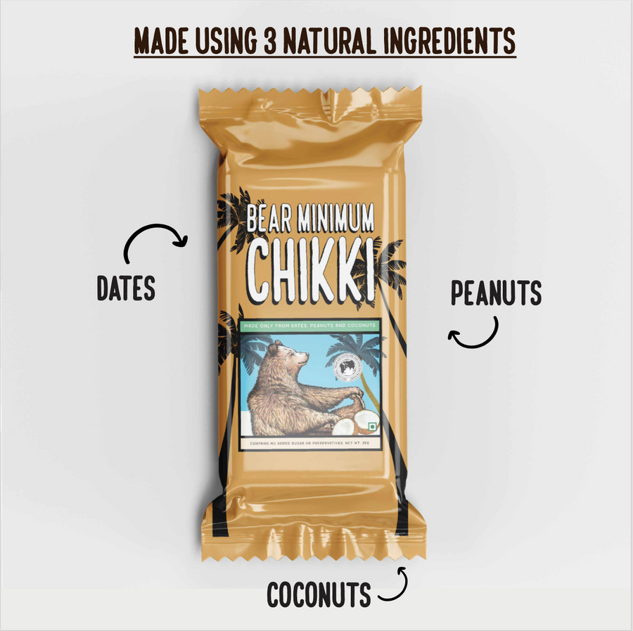 Date Peanut Coconut Chikki (72pcs)